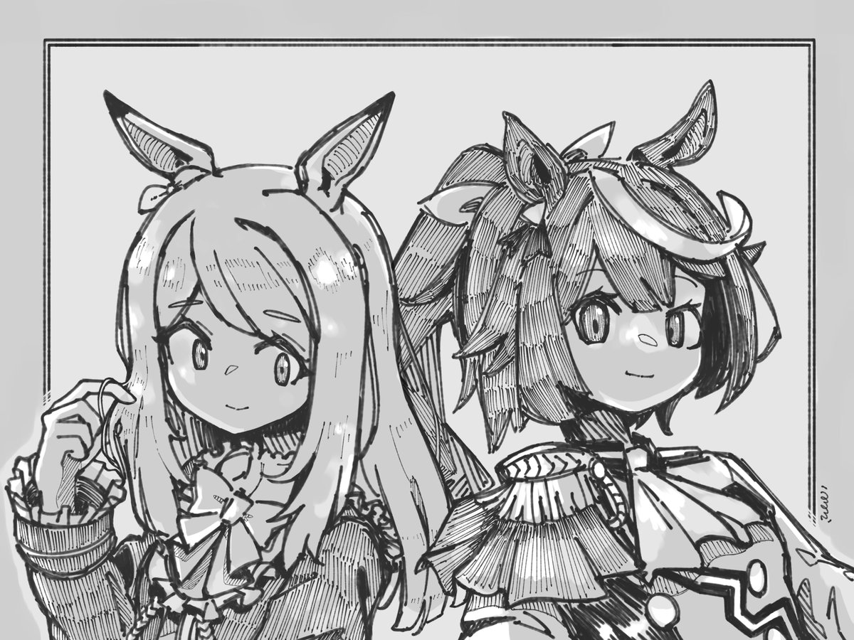 メジロマックイーンとトウカイテイオー
#ウマ娘 #ウマ娘プリティーダービー 