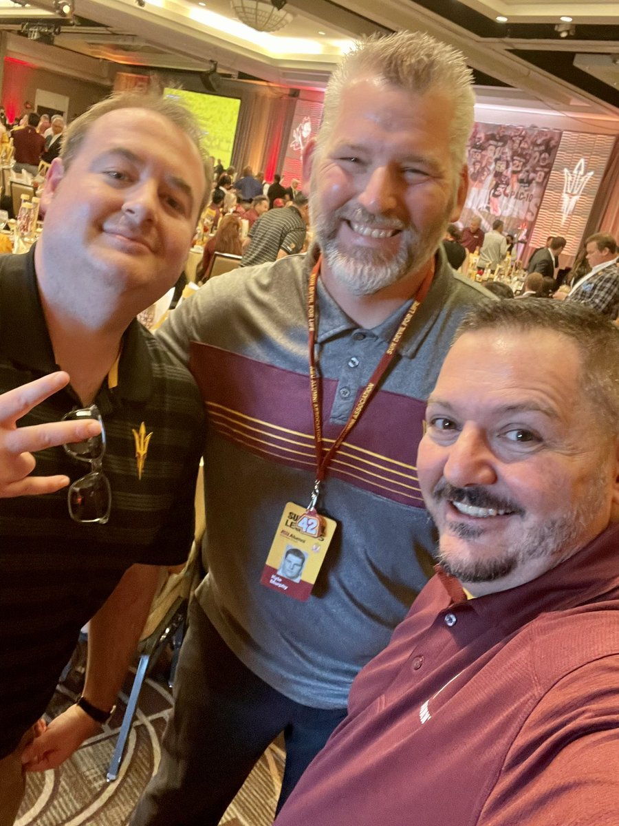 ASUDave's tweet photo. @Warhogs56 @_boog1 @ASUFootball What a great time #Murph 🤙🏼 https://t.co/WojR5voSK0