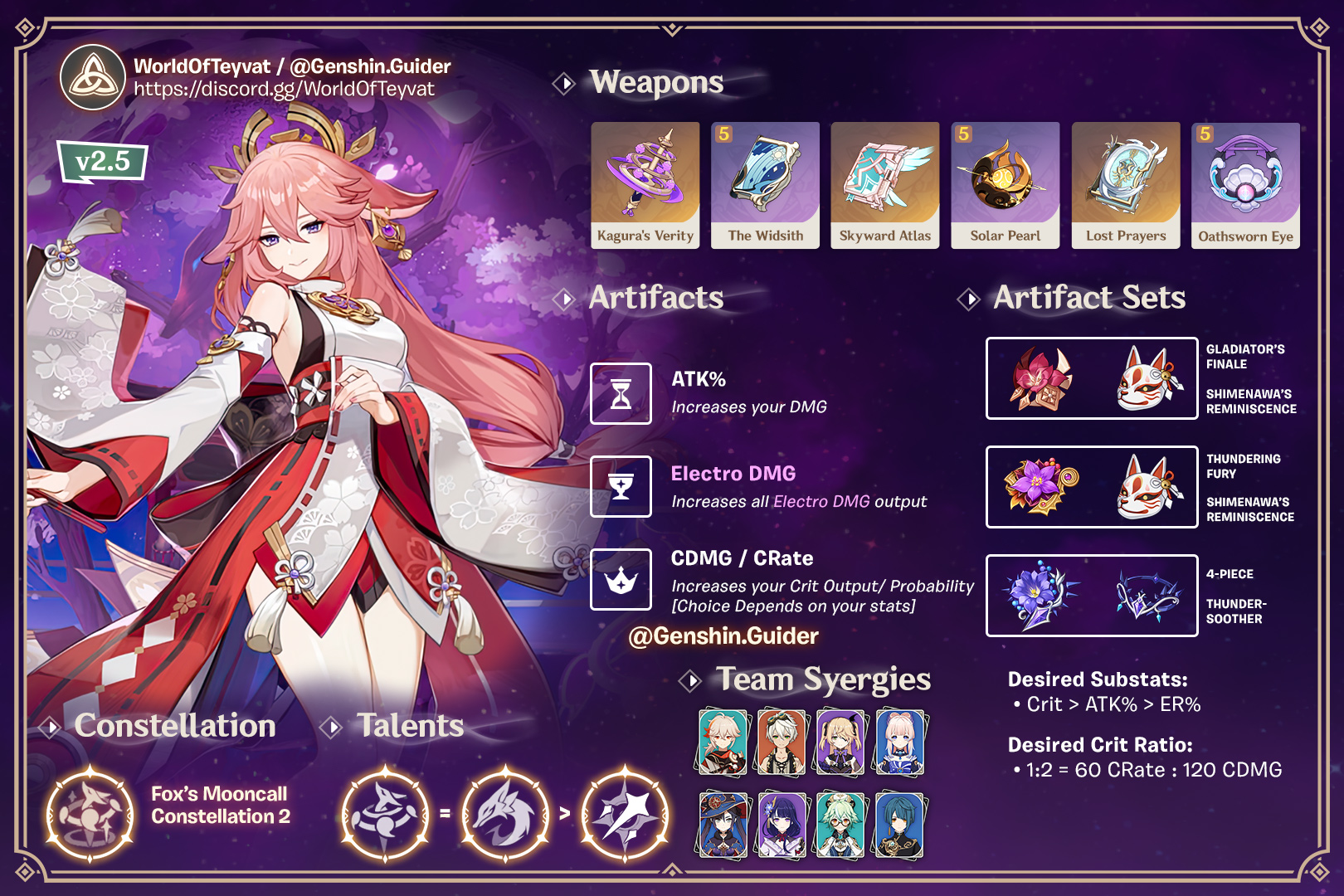 Genshin Guides & Sheets on X: Rosaria Cryo Support - Cheat Sheet! To  access all cheat sheets, use our discord bot specifically made for that:    / X