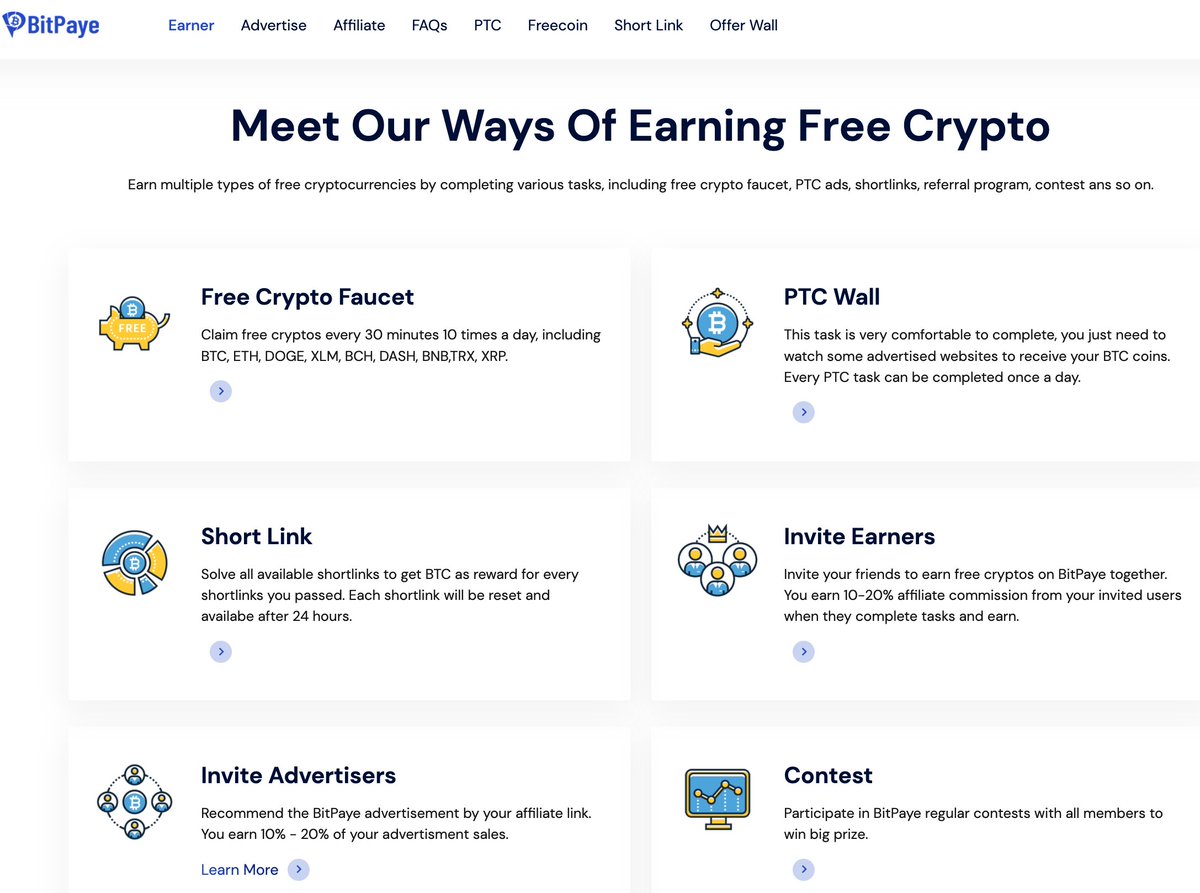 BitPaye_'s tweet photo. BitPaye Update:
Offerwalls are now open to all users.
Come and earn more free BTC rewards!
Sign in: https://t.co/8mCUf0VkMj
#BitPaye #freecrypto #BTC #FreeBTC #cryptoearning https://t.co/LvbkGyffgO