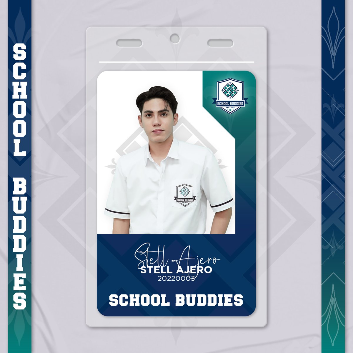 SB19Official's tweet photo. 🗂️ School Buddies Cast #3

#SB19_STELL is ready for classes to start! Are you? 📷

#SB19 #SchoolBuddies_Cast https://t.co/WEAKsyMPnS