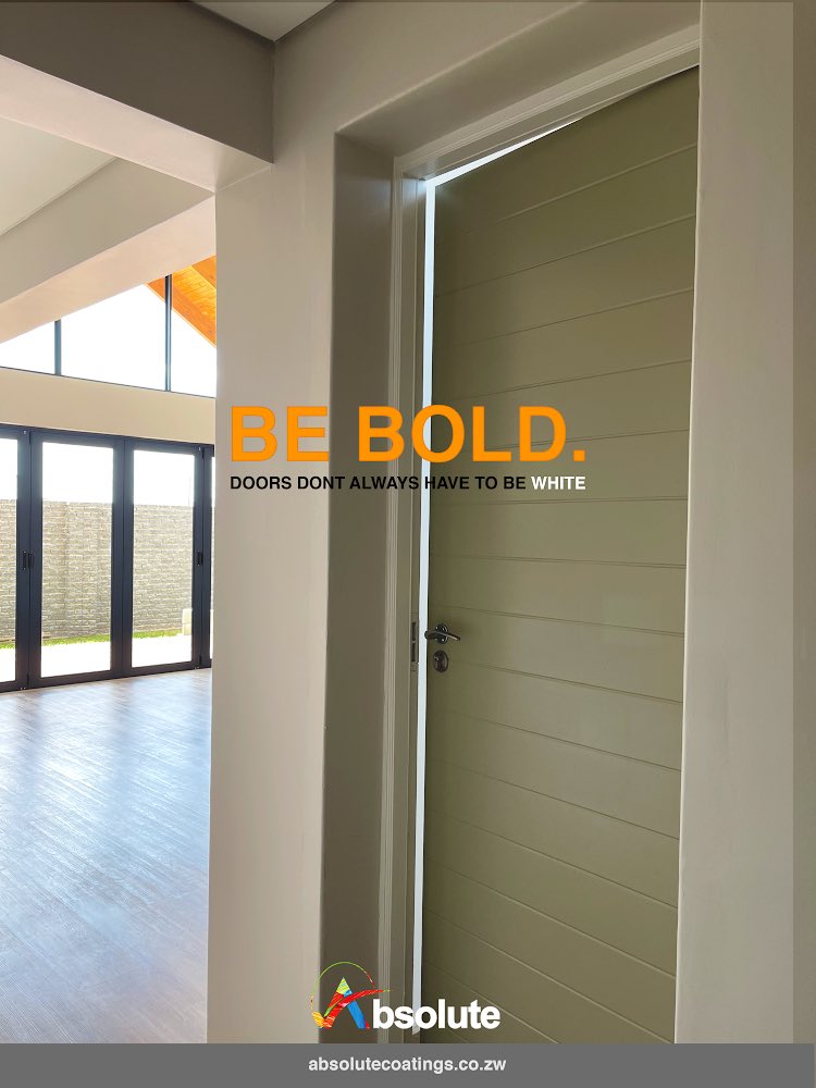 absolute_zw's tweet image. Try something thing new! 

These two warm neutrals #FossilStone (Doors) and #StoneWhite ( Walls ) when paired together create a calm and harmonious space.