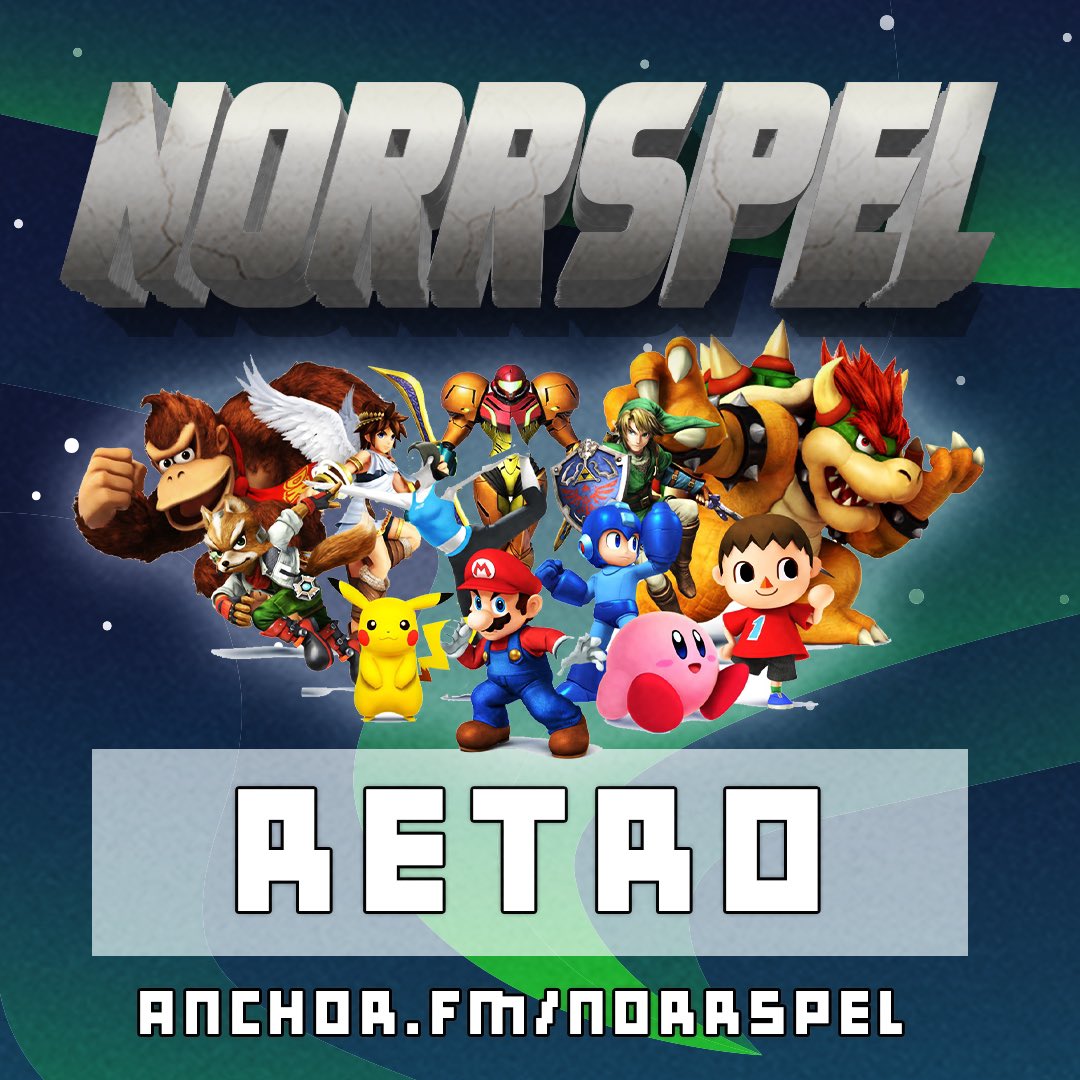 norrspel's tweet image. NYTT AVSNITT! Denna vecka snackar vi minnen, intryck och gamla spel. Det handlar om retro, barndomen och hur spel påverkade oss. Vilka spel kommer du ihåg från när du växte upp?