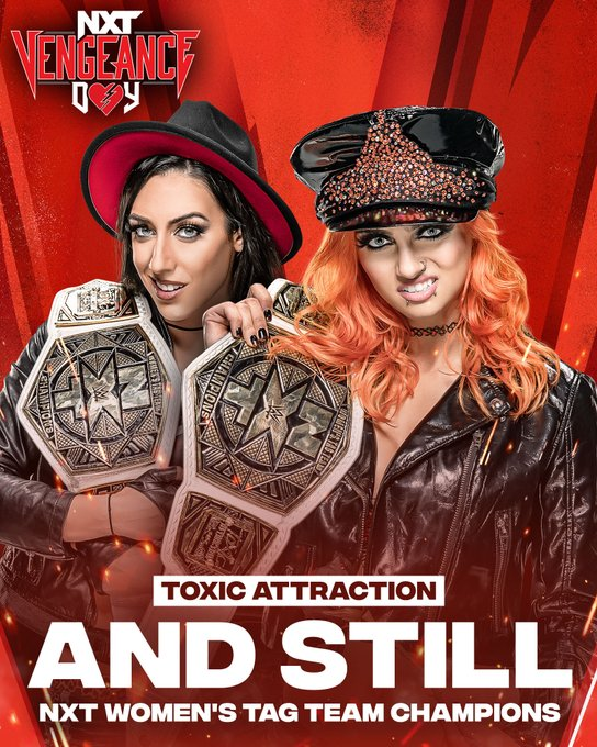 EMBRACE THE VISION! WE ARE ALL WINNERS! Thank you...and good night! #ToxicAttraction #AndSTILL #NXTVengeanceDay #WWENXT