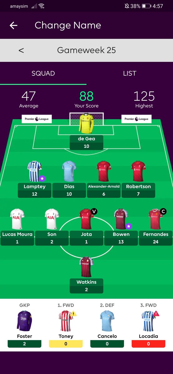 JamesAngeloFPL's tweet image. #FPL update

Rank: 1