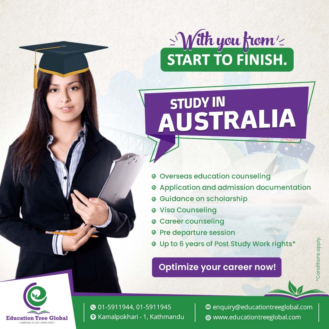 EducationTreeG's tweet image. Are you willing to study in Australia ?
worried with low academic profile , IELTS or PTE result, academic gap, Don&apos;t worry and visit us. We will guide you..
#EducationTreeGlobal #EducationTree #StudyinAustralia #30scholarship #scholarshipinaustralia #Goodvisaoutcome