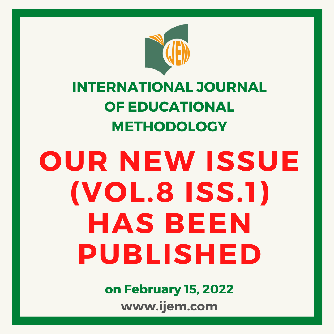 IjemJournal's tweet photo. We are pleased to announce that our latest issue (Vol.8 Iss.1- February 2022 issue) of IJEM has been released now.
IJEM has been indexed in Scopus, ERIC, ERIH-PLUS, APA PsycInfo, DOAJ &amp; IndexCopernicus.
See https://t.co/oG74DlvdTv
#journal #scopus #article #eric #doaj #PsycInfo https://t.co/oE4b0Qpz2b