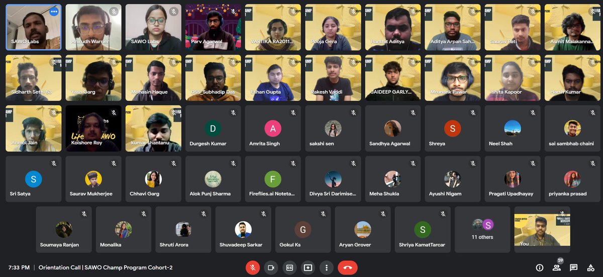TechSpiritSS's tweet photo. Yesterday I had onboarding session as a #developerchamp at @SawoLabs Cohort 2
Looking forward to contribute and learn a lot from the team ๐
A huge thanks to the team
@pun_engineer @Meghna__Das_ @chhaviGG @ayushi_svg https://t.co/fOVGcLKyfP