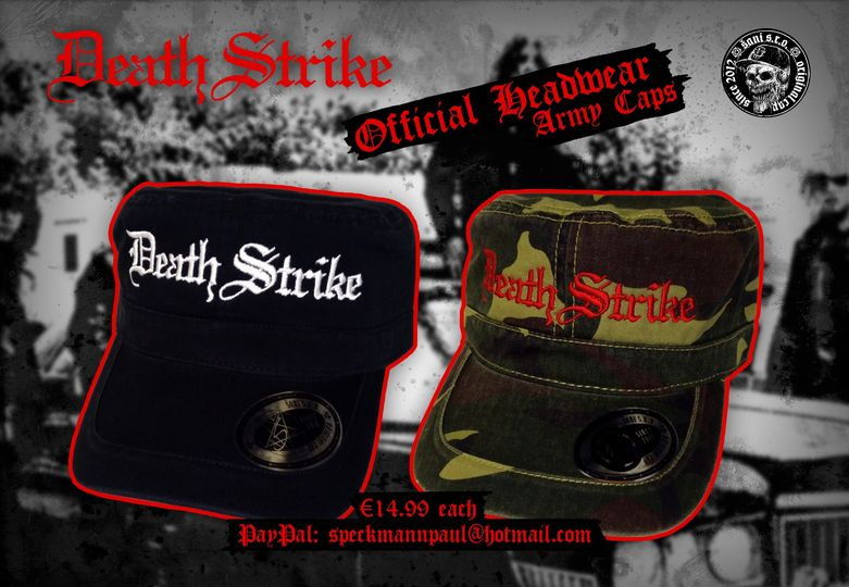 SaniIvan666's tweet photo. 🔥 @DeathStrike - Official headwear!🔥
Objednávky/Orders  👉 Paul Speckmann  
#sanisro #embroidery #militarycaps #officialheadwear #metalmerch #foreverunderground #extrememetalmerch #deathstrike #camoheadwear #master #abomination #speckmannproject #speckmetal #dahliendesign https://t.co/BHO4XDenNZ