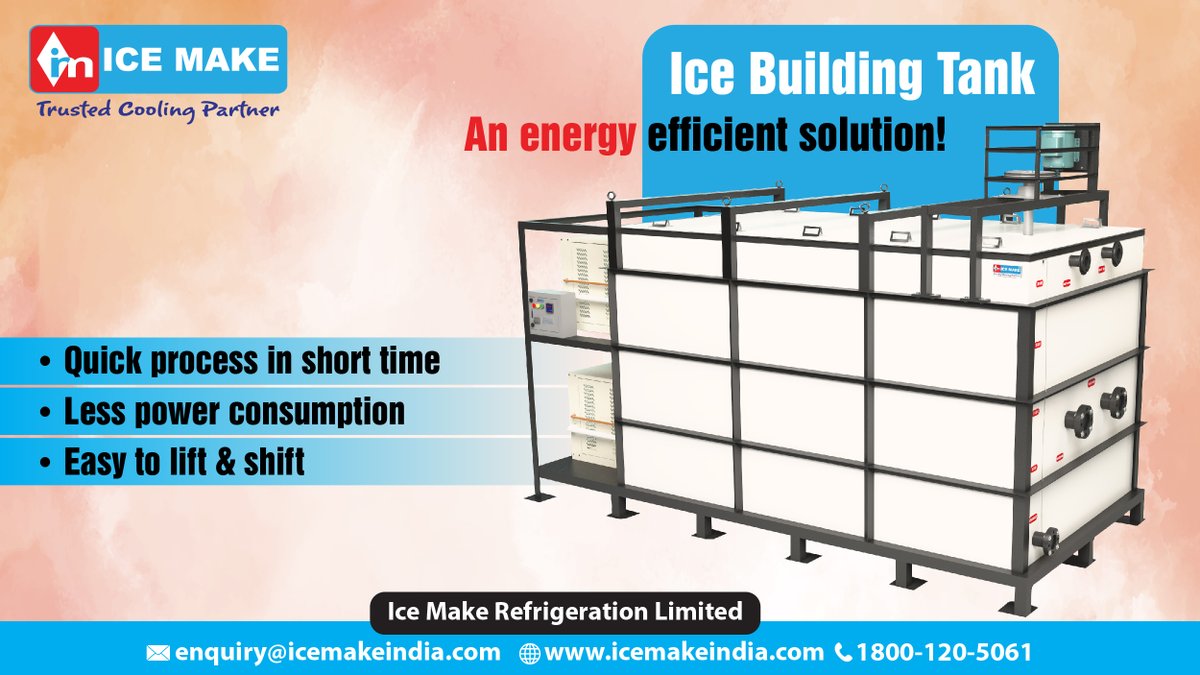 Ice Building Tank is also known as IBT in layman’s language. The technology-driven system is designed especially for the dairy industry. 

#IceMake #IceMakeindia #IceBuildingTank #Tank #IceBuilding #IceMaking #EnergyEfficient #EasyUse #Durable #Technology #Experts