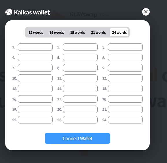 KLAYswap tweet media