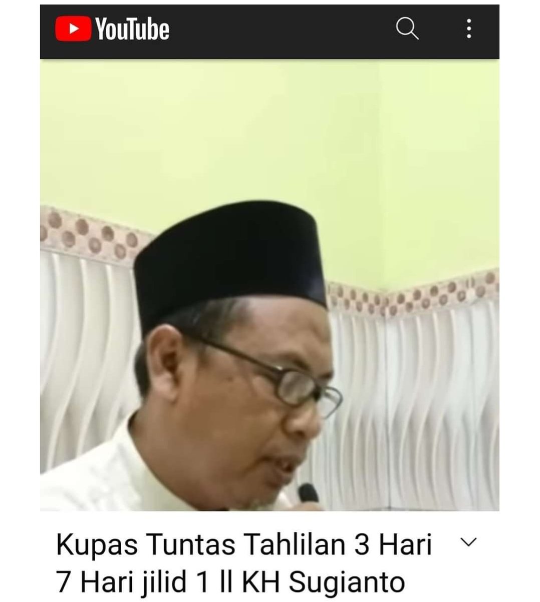 MarufKhozin's tweet photo. Muncul Lagi Ustaz di YouTube Melarang Tahlilan

--- UTAS --- https://t.co/2qpkdQZPi7