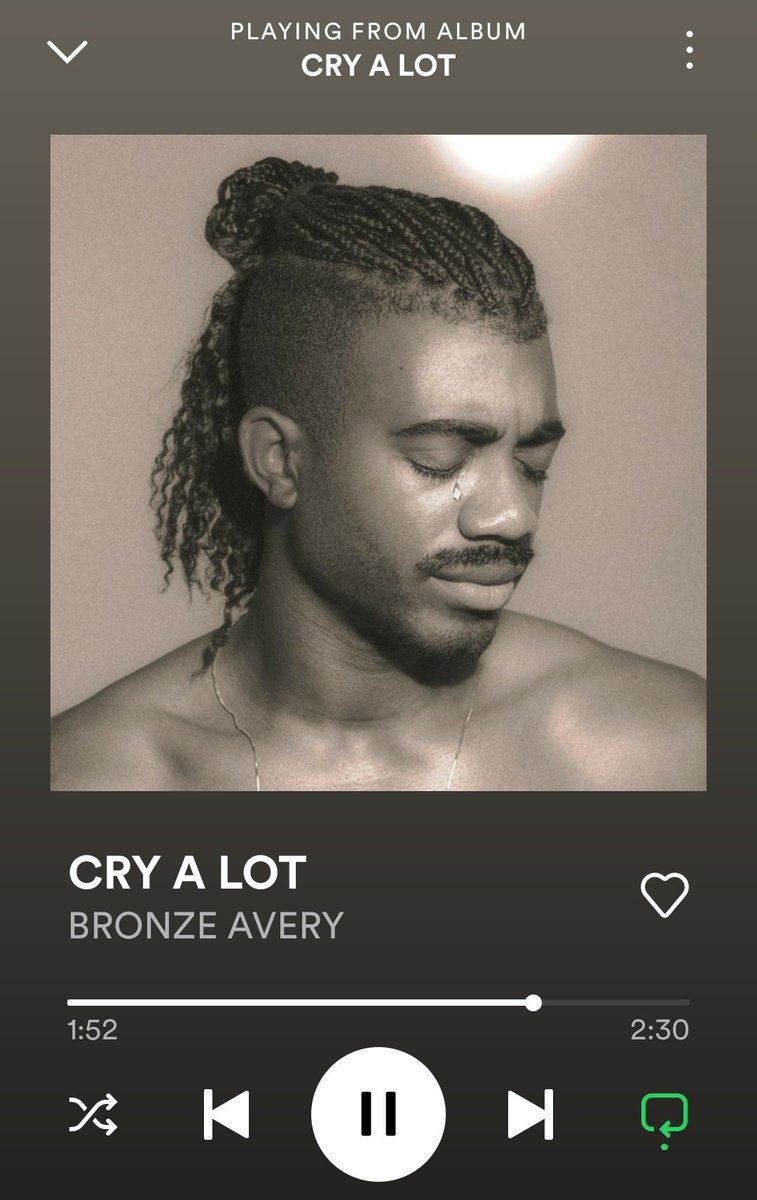 TheMirrorcle's tweet photo. Me rn listening to @bronzeavery #cryalot https://t.co/VbF6k7dZ09