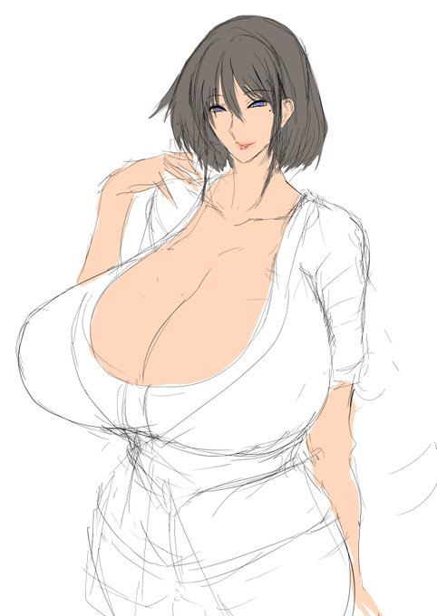 唐突におっぱいデカいの描きたくなった 