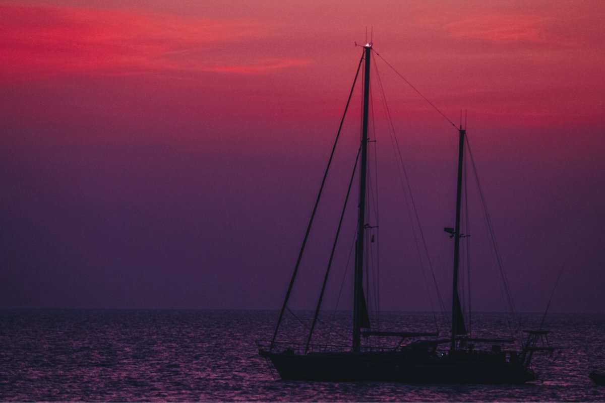 A #sailing #yacht anchored in the #AndamanIslands #SailTheAndamans #AndamanYachtTour #SailingHolidays