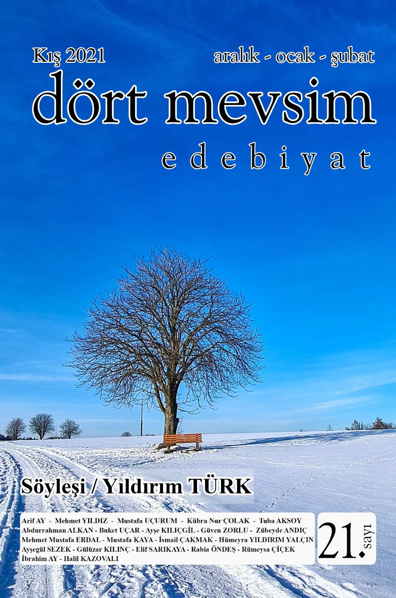 Dört Mevsim Edebiyat Dergisi (@dortmevsimedeb) on Twitter photo 