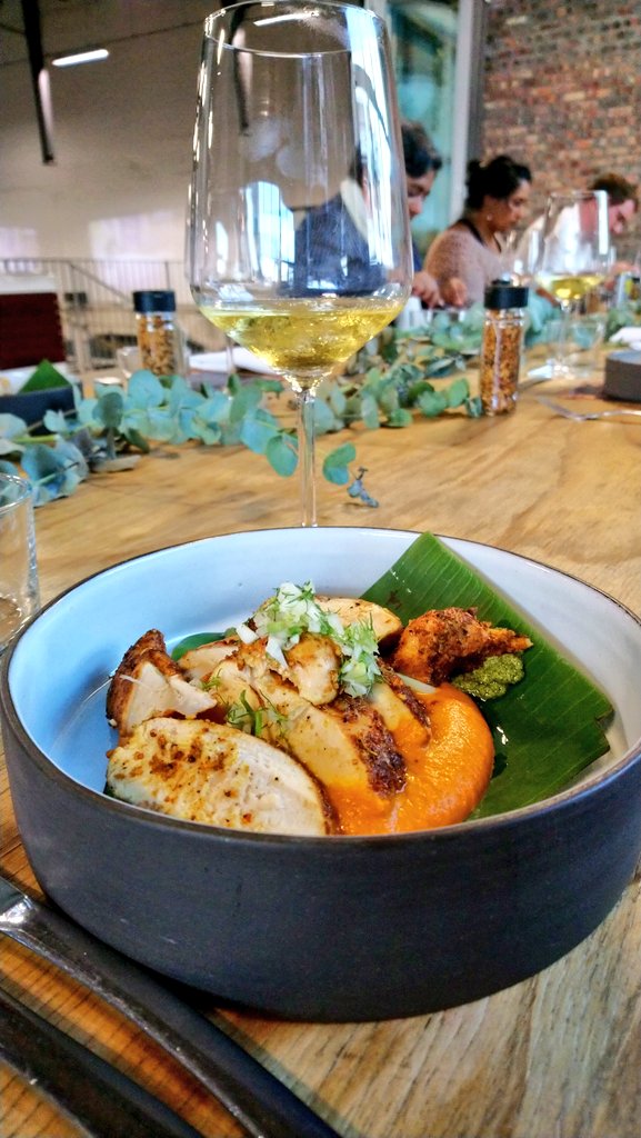 Yovanie's tweet photo. 4 courses of absolute perfection made with love and hosted by Charmaine of Charm's Kitchen, who's on the upcoming season of @masterchef_sa! 🥳 Congrats on a spectacular event! #MasterChefSA #DurbanCurry #IndianInspired #FusionFood #CapeTown @VandAWaterfront @CiroDeSiena https://t.co/TvAQj54sYQ