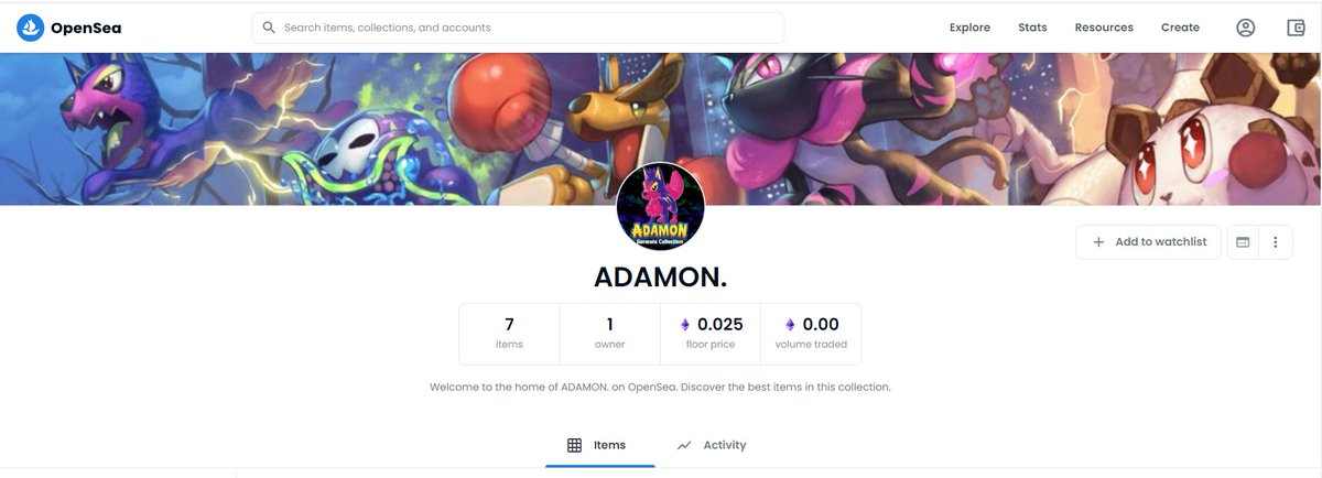 ADAMONRPG's tweet photo. Hey guys, someone has created a fake Adamon account on opensea. Please report this collection before it gains any traction♥️🙏Thank you https://t.co/aCbjPlCmvt https://t.co/rO9wtDwIQD