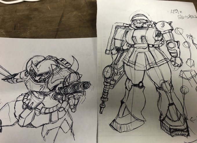 メカ、ロボを描ける様になりたいので
模写練習を始めました(会社で仕事中😅)
とりあえず3ヶ月くらい続けて、手と脳に記録したい 