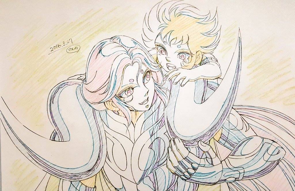 Artwork by Ayana Nishino (西野 文那) #SaintSeiya #聖闘士星矢