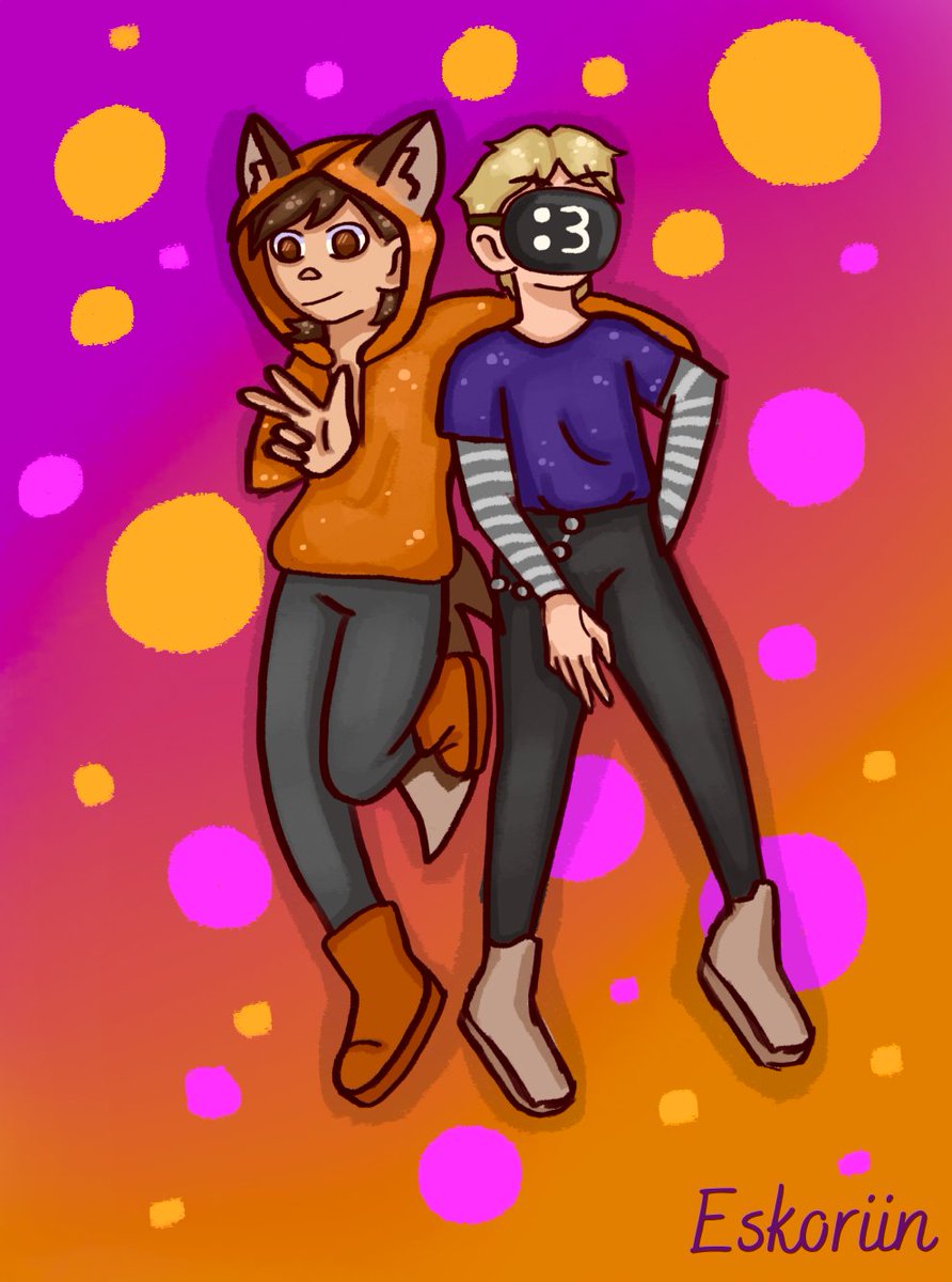 Eskoriin's tweet photo. PART FOUR OF DRAWING THE MEMBERS OF #IgnotusSMP #ignotustwt @IgnotusSMP !!! Today we have @JackofSpadesJTI and @SAMuraiiExe !  Took inspo from this flag i saw on jack's stream :D (this is meant to be platonic ofc!! ^-^)  #artwork #artmoots #artistsontwitter #art https://t.co/BM8o4juibB