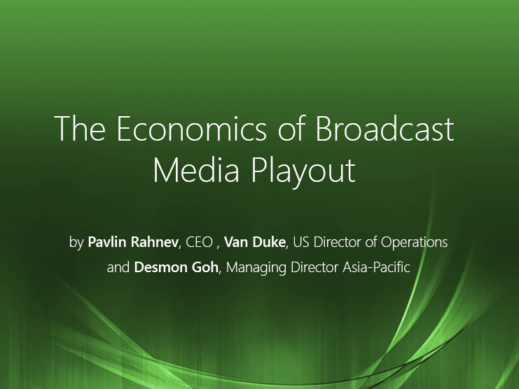 PlayBoxNeo's tweet photo. Pavlin Rahnev, Desmon Goh and Van Duke discuss "The Economics of Broadcast Media Playout" in the article published in the January 2022 edition of the online magazine @inbroadcast.
Read more ▶️ https://t.co/jrygjgq4yL
#PlayBoxNeo #PlayBox #InBroadcast #broadcast #media #playout https://t.co/cpe8xfKQig