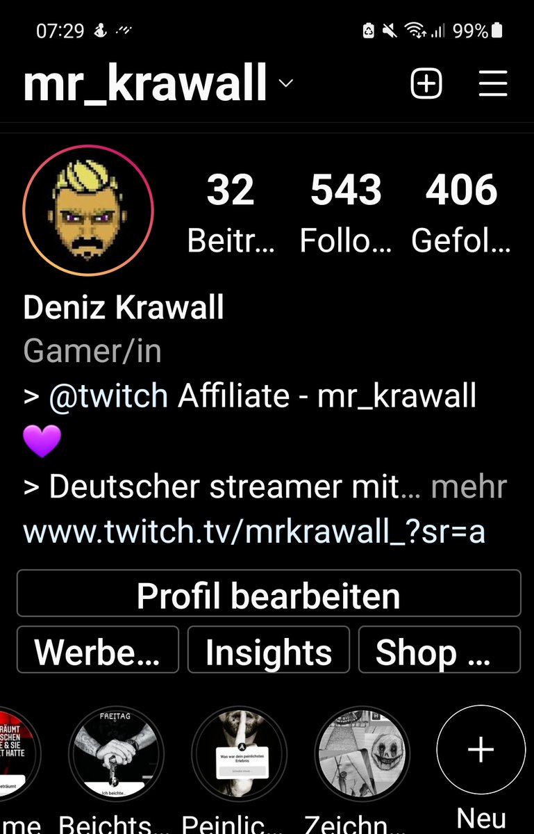 Mr_krawall's tweet photo. Good morning 😁
Ja ich habe mich eine Weile nicht blicken lassen. Es tut mir leid.

Deshalb wünsche ich Mir von euch das ihr gerne auf insta vorbei schaut, daher ich dort am aktivsten bin. 💜🖤.

#instagram #DieMaskeMussWeg #twitchstreamer #contentcreation #TwitchDE https://t.co/yhGw5q9LqW