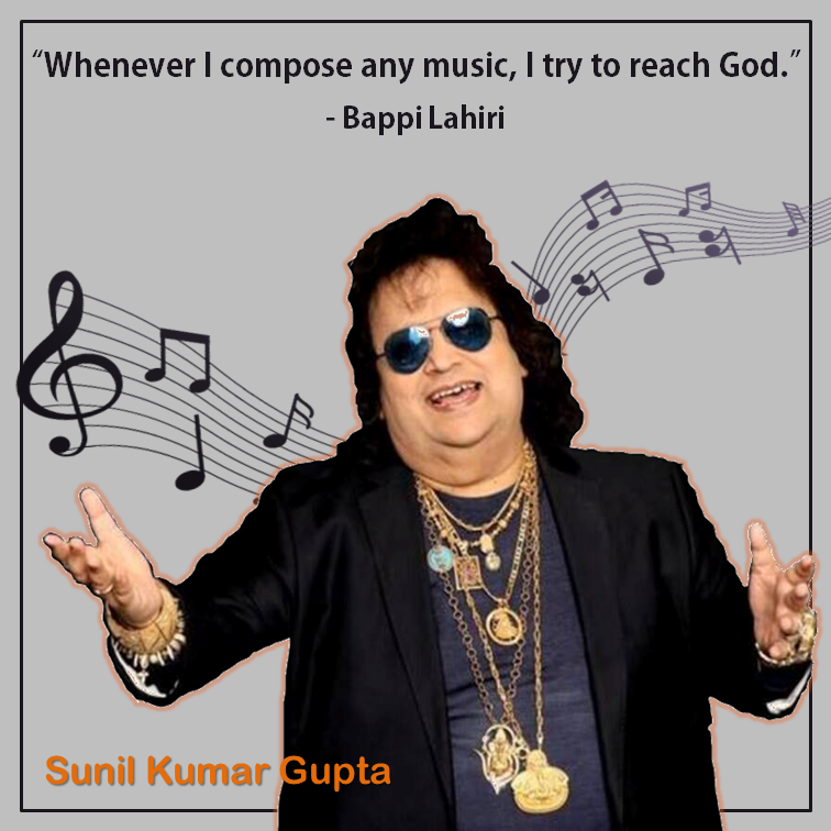 GuptaSunilK's tweet photo. Saddened to hear the unfortunate &amp; untimely demise of Bappi Lahiri Ji, an icon who popularised disco music in the 80s &amp; 90s. His foot-tapping numbers &amp; ever smiling face will always be remembered. Condolences to his family and admirers. Om Shanti. 
#RIPBappiDa #BappiLahiri https://t.co/Qv51tGM0LO