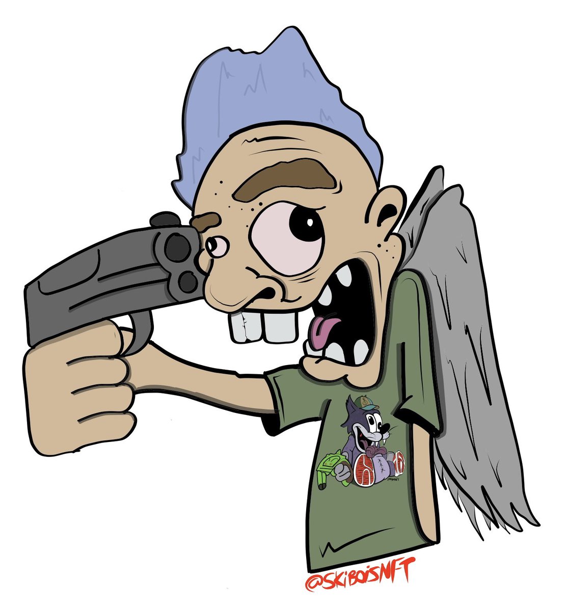 SkiBoisNFT's tweet photo. More Art for you guys🤘🏼🚀🌕
Rockin that @Alleykatznft Tee
#NFT #ART #NFTARTIST #ALLEYKATZ
#BABYKAT #CRYPTO
#CRYPTOCURRENCY #ETHEREUM
#SkiBoisNFT https://t.co/RRiwJllNDC