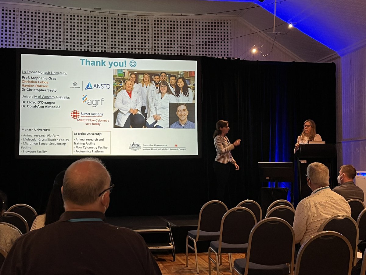 Proud lab head to have such a fantastic lab member <a href="/DimitraChatzil1/">Dimitra Chatzileontiadou</a> giving such a great talk at #lorneiandi 👏👏👏 from <a href="/LIMSLTU/">La Trobe Institute for Molecular Science</a>