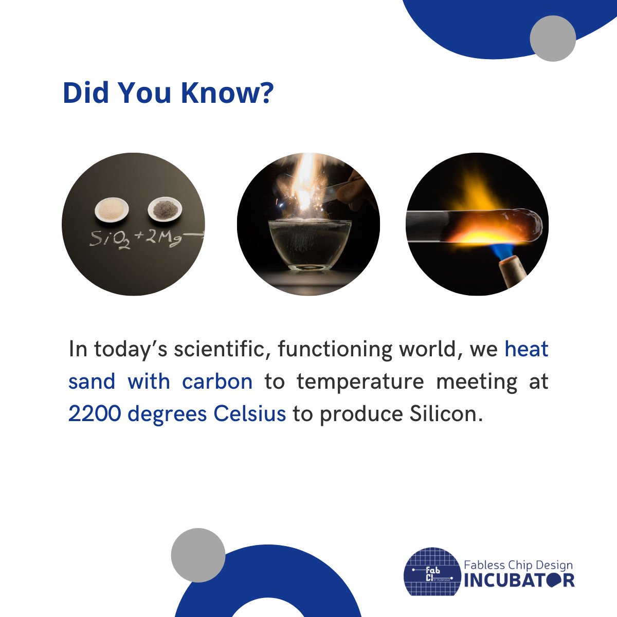 FabCI_IITH's tweet photo. Did You Know Who  discovered Silicon and How?

@FabCI_IITH  @IITHyderabad  

#fabci #silicon #semiconductorwafers #discovery #inventors #chips #semiconductor #didyouknowfacts #didyouknow https://t.co/OLnDC50JAO