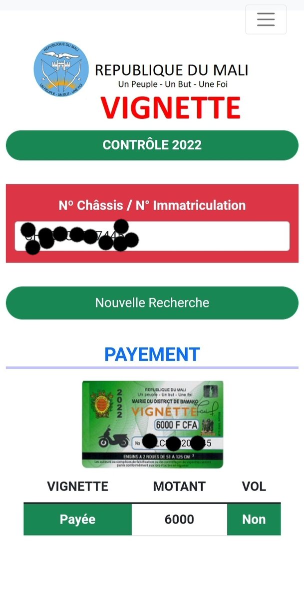 J'ai testé et reçu la mienne
Un service prompt, efficace et dynamique
Une belle initiative <a href="/allomairie_ML/">Allô Mairie Mali</a> <a href="/digitalafrica_/">Digital Africa Connect</a>