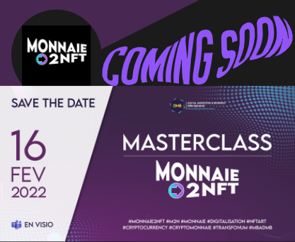 C'est aujourd'hui!!! la Masterclass Monnaie to NFT !!! - 

mailchi.mp/63878935efbe/m… 

#gogogo
#Monnaie2NFT #M2N #NFTart #Cryptocurrency #Cryptomonnaie #TransfoNum #MBADMB #Monnaie #Digitalisation #efap