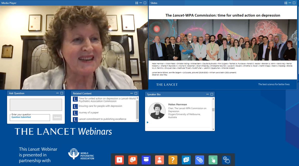 GMHatHarvard's tweet image. #UniteAgainstDepression Christian Kieling (@ckieling), our Steering Committee Chair Vikram Patel, and Helen Herrman