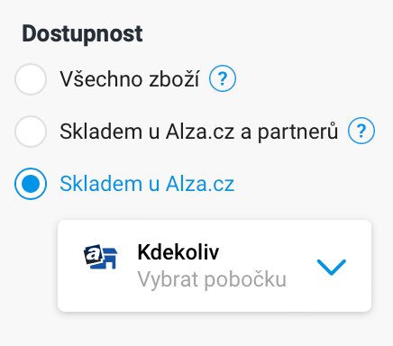 AlesAlza's tweet photo. @Medvidekpu @Alzacz Díky za feedback👍 Už je nasazeno, takže můžete filtrovat jak je libo 😉 https://t.co/h2BnO9vqpd