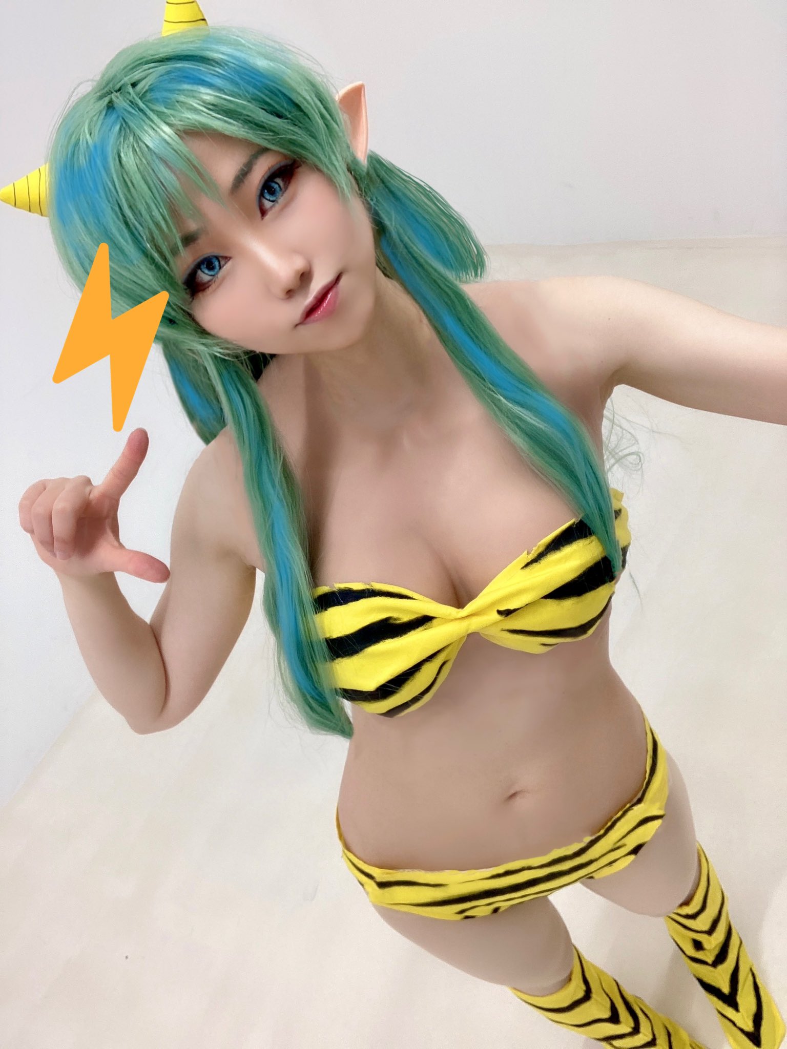 lalatulle鬼 虎 気安く ラムちゃん コスプレ lalatulle鬼 虎 気安く ラムちゃん コスプレ