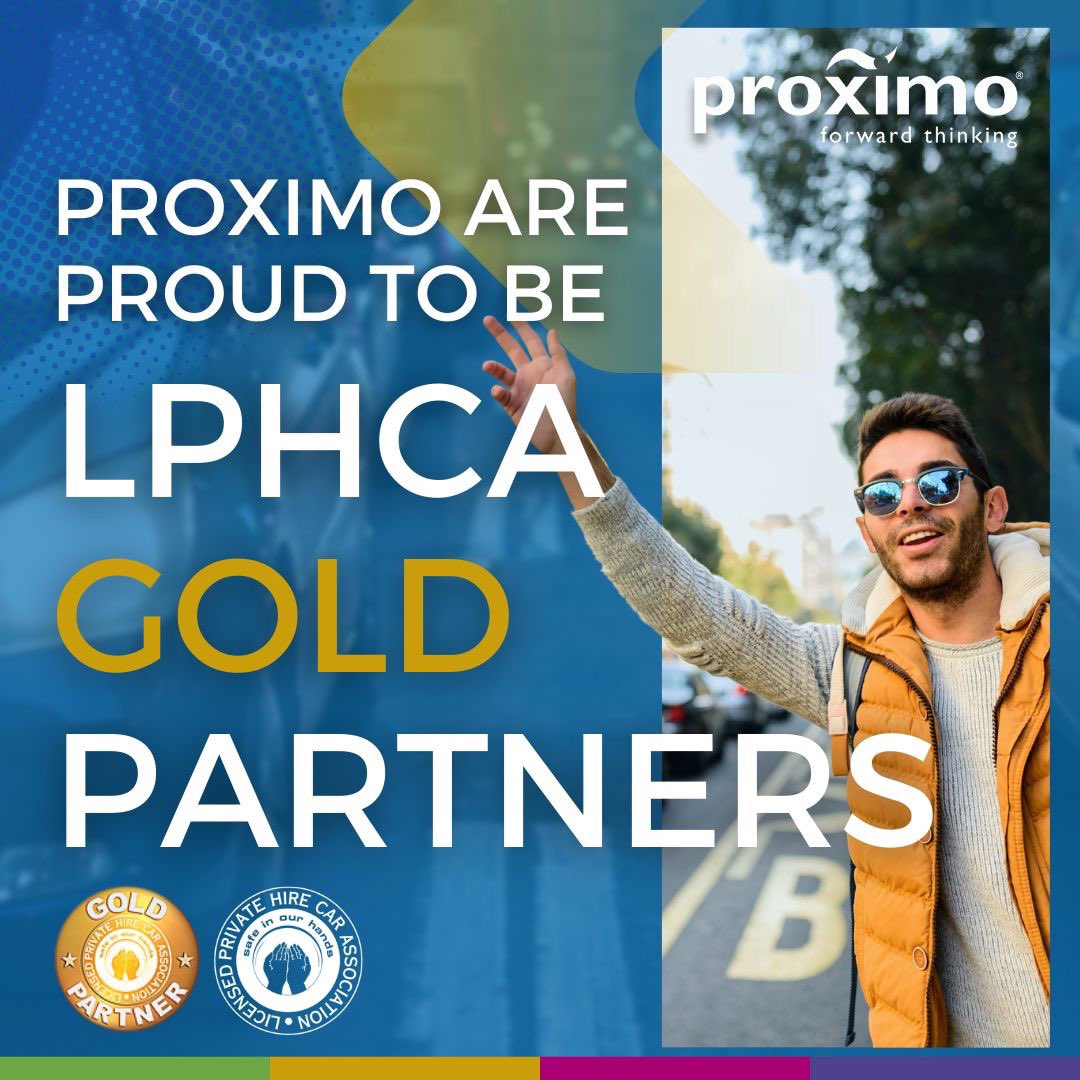 Proximo are proud to be <a href="/LPHCA/">The LPHCA</a> Gold Partners. 

This is an extremely important long-term and perfectly aligned relationship for us as a company with an organisation who cares as much about the industry as we do at @Proximoltd 

#lphca #privatehire #taxi #proximo #blackcab