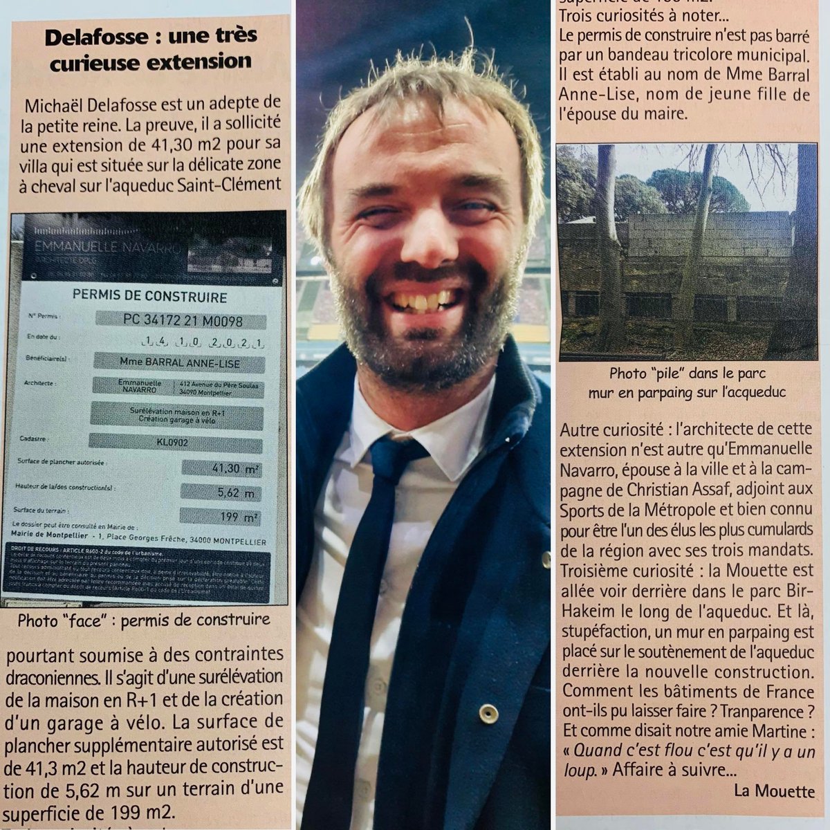 yesweclown's tweet photo. Bonjour @Anne_Hidalgo,
Après des révélations troublantes sur l'acquisition de sa maison, votre porte-parole @MDelafosse se fait encore épingler.
"Une curieuse extension" à lire dans @lagglorieuse.
Midi-Libre n'en parlera pas, alors on mentionne @canardenchaine.
À votre service🤡 https://t.co/mXBqiKzfAg