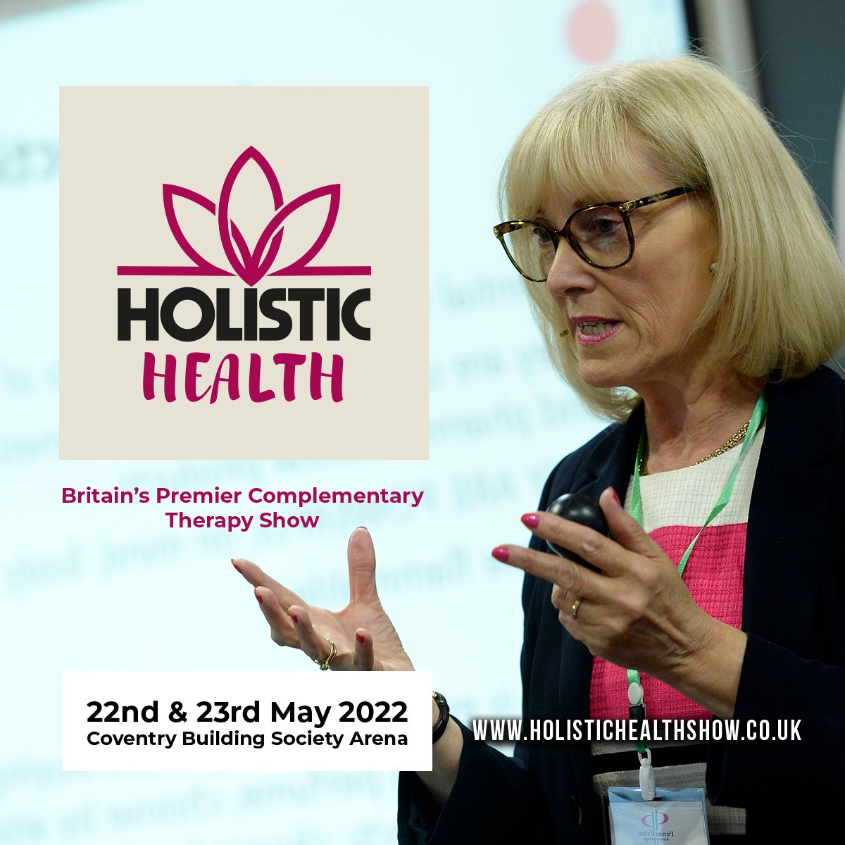 You’ll find £1,000s of special offers on products and training from our Holistic Health exhibitors! Not only that, you'll also be able to see the latest developments in complementary therapies from well-loved and upcoming brands.

Get your tickets today at bit.ly/HHShowTickets