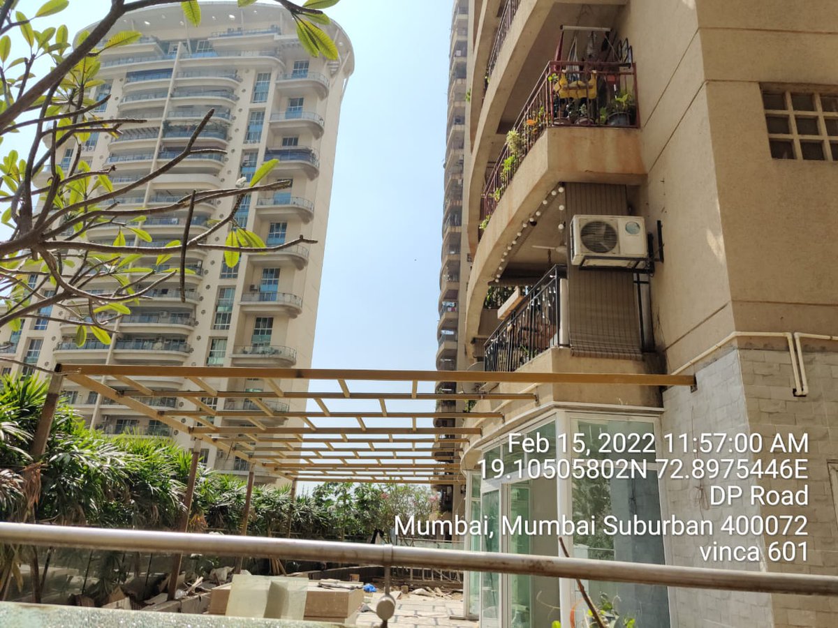 Advsatyamdubey's tweet photo. @mybmc
@bmcmumbai
@mybmcWardL
@CMOMaharashtra
Society has filed several complaints against on going illegal and unauthorised construction at yarrow Yucca vinca Chs, at Chandivali, kurla W, https://t.co/vqwjSTbyYX action has been taken by BMC L ward. Kindly stop illegal work. https://t.co/PUoyW2RxrM