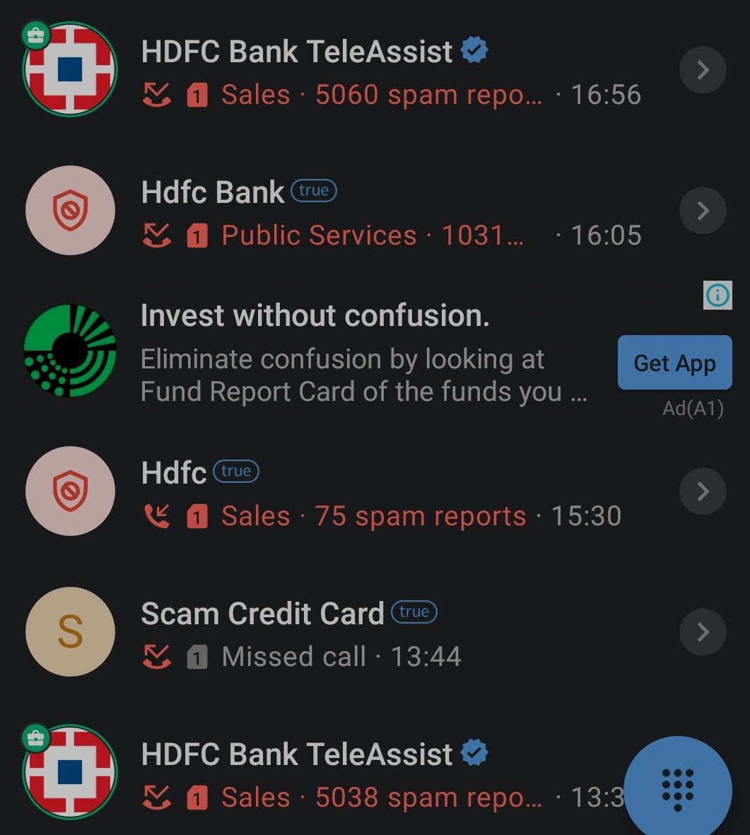 anands93's tweet photo. @HDFCBank_Cares Shared my number in DM. Totally more than 9 calls today. https://t.co/dBtuezSElJ