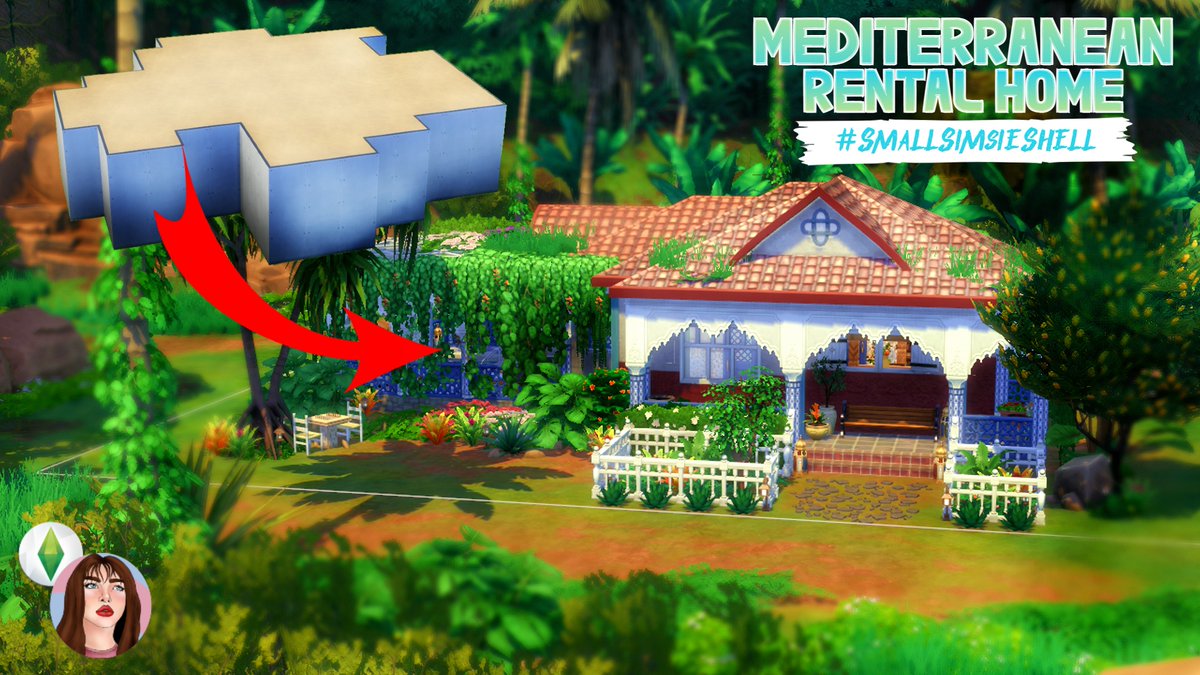 riipleys_'s tweet photo. I attempted @lilsimsie 's latest shell challenge and turned it into a mediterranean rental home. 🌺
💙 Gallery ID: RiipleyYT
💙 No CC
💙 Video: https://t.co/j2ASh7OWXQ
#TheSims4 #SmallSimsieShell #ShowUsYourBuilds https://t.co/zNXJL016Pk