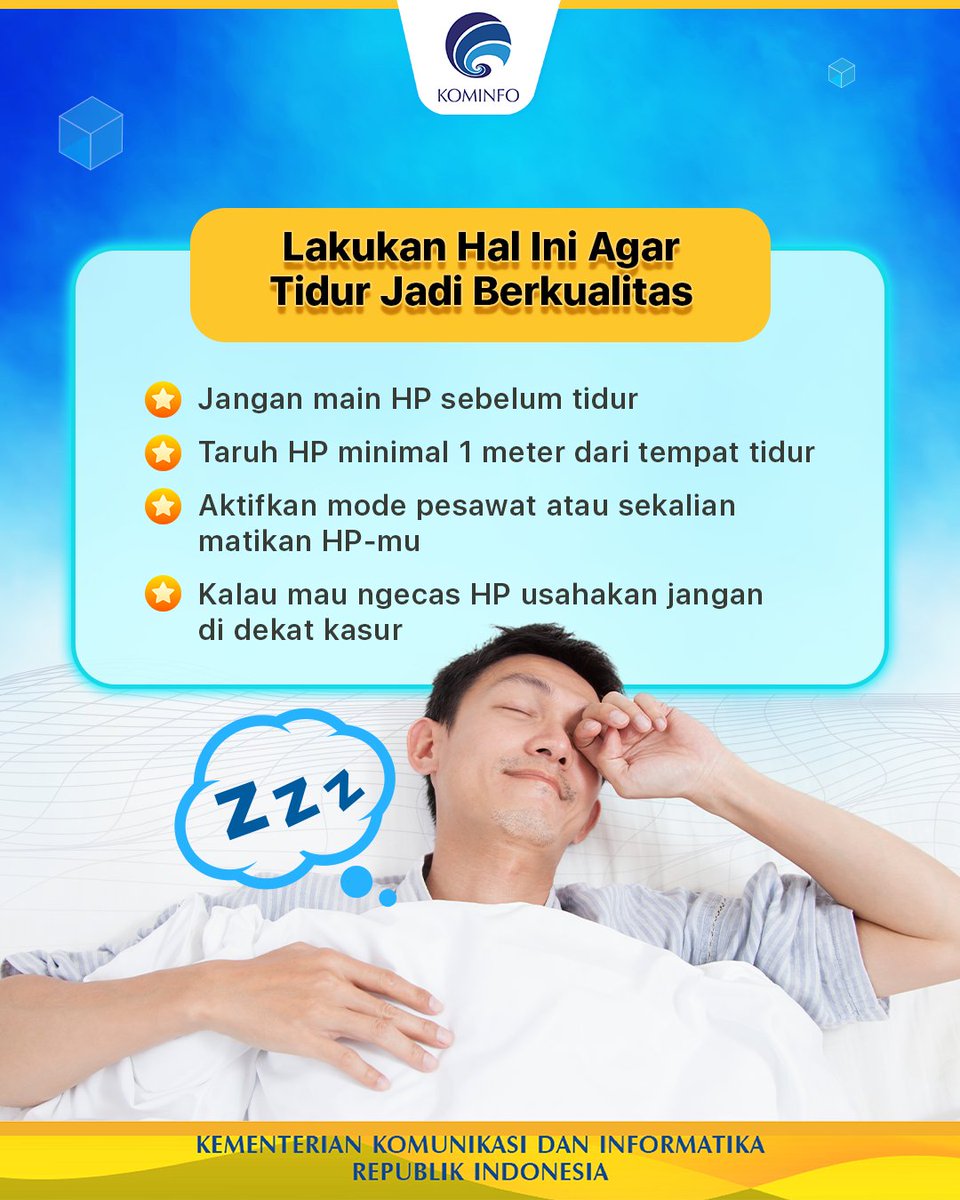 Dampak negatifnya emang nggak kerasa secara langsung, tapi suatu saat bakal memengaruhi kesehatan #SobatKom.

Yuk, ubah kebiasaan buruk ini mulai sekarang!

#BersamaKominfo #SemakinMaju