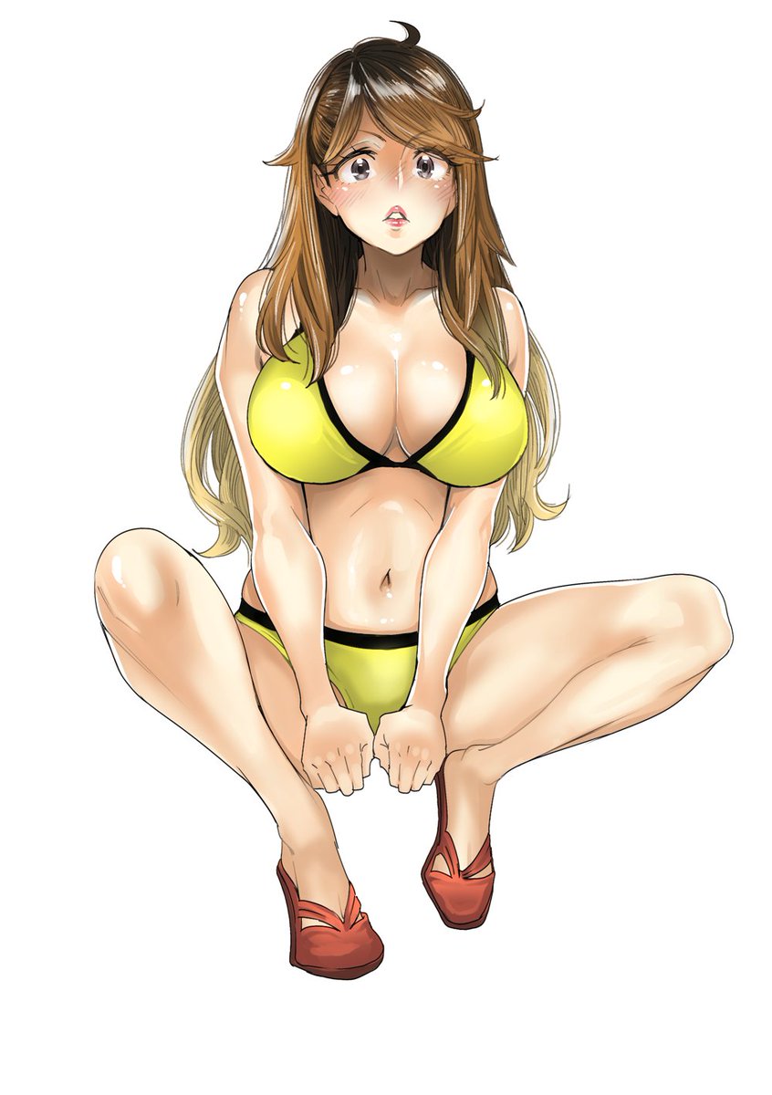 #くそ寒いので水着絵を貼る 