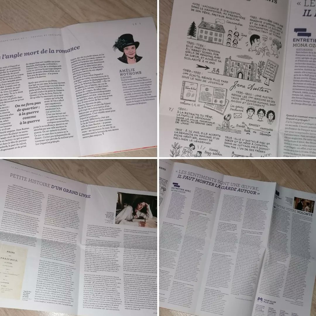 ElizzyB1's tweet photo. La #revista literaria francesa #la1deslibrairies trae este mes un especial sobre 'escribir sobre el #Amor', e incluye un especial sobre #OrgulloYPrejuicio, con artículos sobre #JaneAusten y la #novela, cob artículos de #amelienothomb, #maruedeshayes, #julienbisson, #monaozouf, y https://t.co/RZySAdpLXy