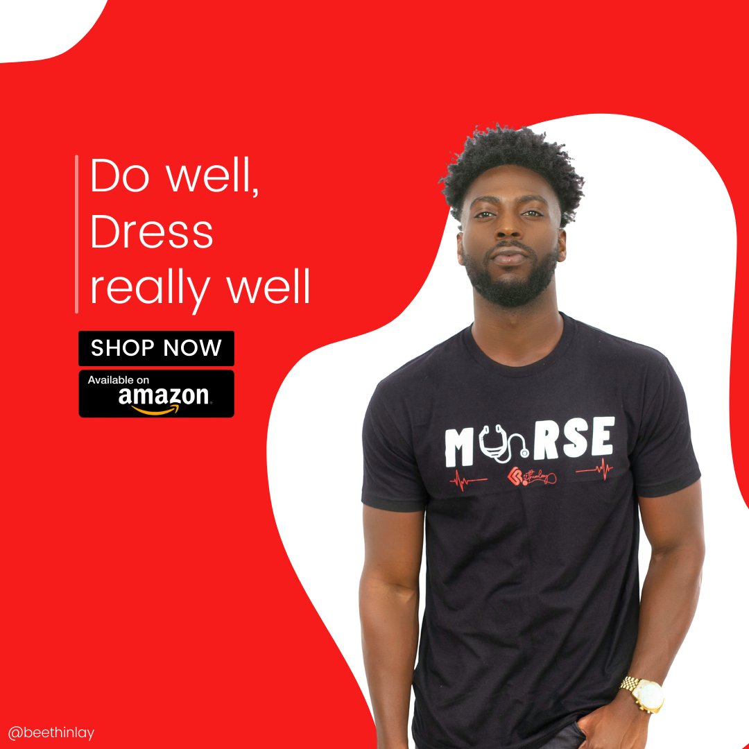 beethinlay's tweet photo. Do well with our Murse Male Registered Nurse T-Shirt
👉Order now at amazon - https://t.co/uwTeSNLOqU
👉Shop now - https://t.co/Tks3lRwvop
#fashionstatement #fashioninspiration https://t.co/spJeIK56mB