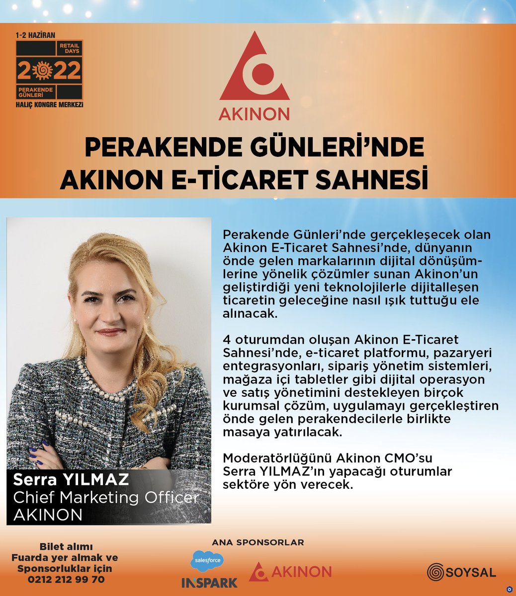 PG22: AKINON E-Ticaret Sahnesi
#PG22 #perakendegünleri #soysal <a href="/serrayilmaz81/">Serra YILMAZ</a>