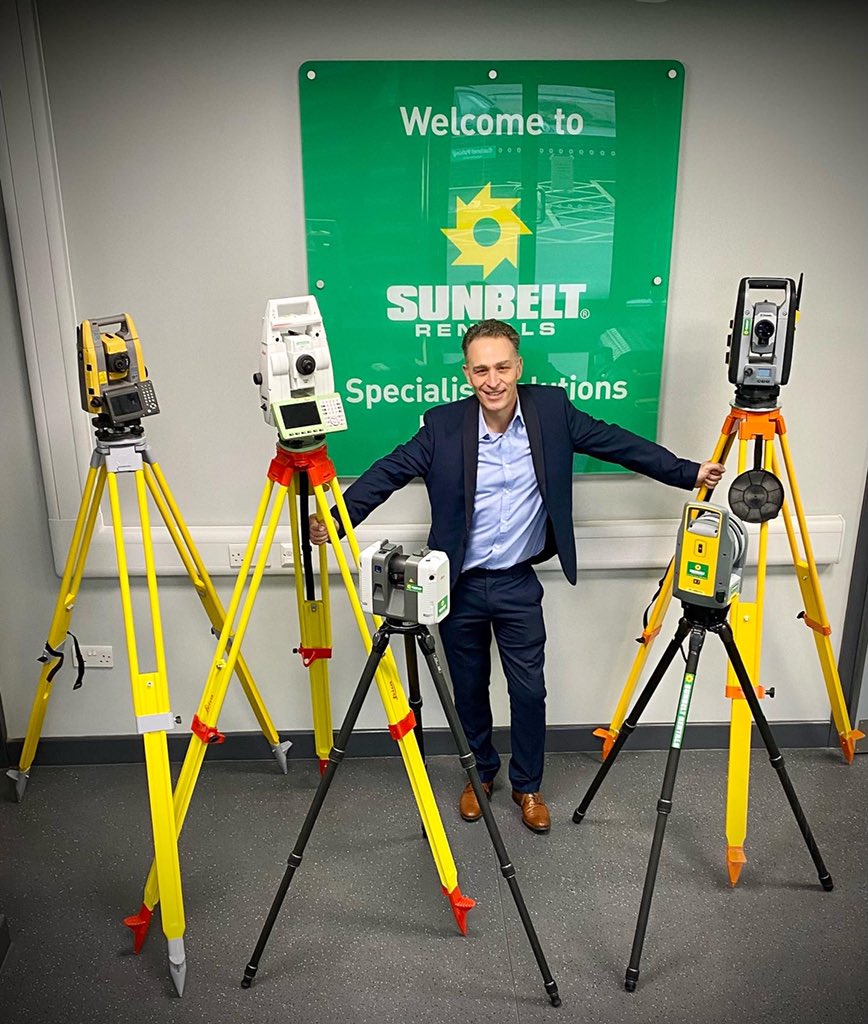 this week I am delighted to have joined <a href="/sunbeltrentaluk/">Sunbelt Rentals UK & Ireland</a> as a national Business Development Manager for Survey - our ability to supply the best solutions from multiple manufacturers is an exciting opportunity #surveyequipment #surveylife #surveying #construction #CivilEngineering