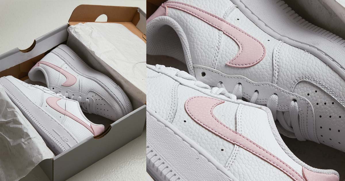 nike air force 1 hot pink swoosh