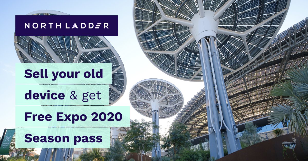 NorthLadder's tweet photo. *For a limited time only: *
Sell your old device📱 with NorthLadder and receive instant cash. Not just that! Receive free Dubai Expo 2020 season pass with every device sold. Hurry Sell your old Devices today!
.
.
.
#Expo2020 #NorthLadder #NoWorries #Upgrade #SellElectronics https://t.co/VvsTa80AeU